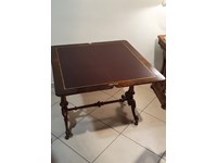 tavolo da gioco in legno e pelle scontato del 50%
