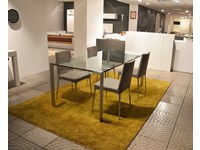 Tavolo Desalto Liko glass in vetro rettangolare scontato del -35 %