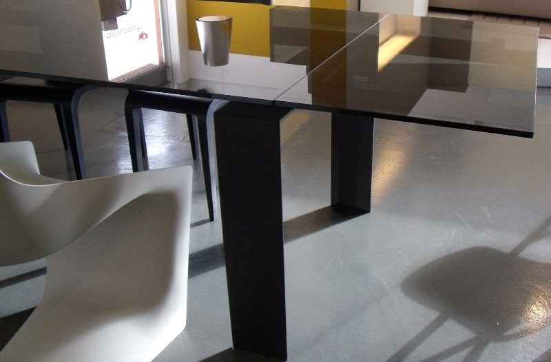 Tavolo desalto stilt rettangolari allungabili vetro design ... Tavolo rettangolare vetro allungabile