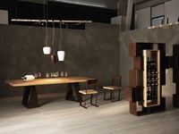 Tavolo Elite Tavolo in legno massiccio Rettangolari Fissi Legno