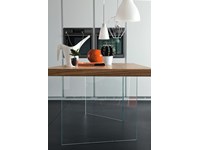 Tavolo fisso Nice in Rovere Vintage