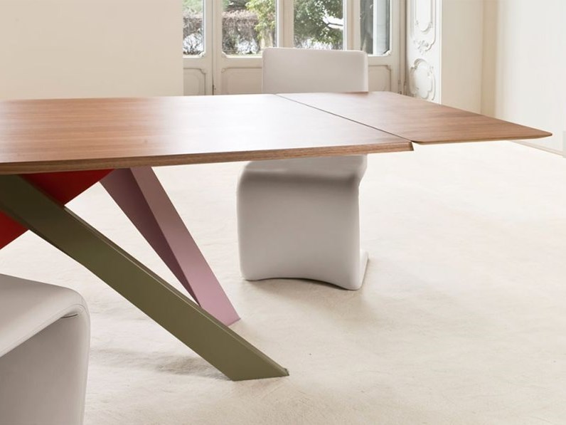 Tavolo in legno rettangolare Bonaldo big table Bonaldo in offerta outlet