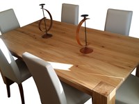 tavolo in rovere nodato allungabile