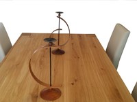 tavolo in rovere nodato allungabile