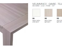 Tavolo Milano 160 rettangolare allungabile sconto -42%