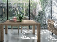 Tavolo Monolite vintage allungabile