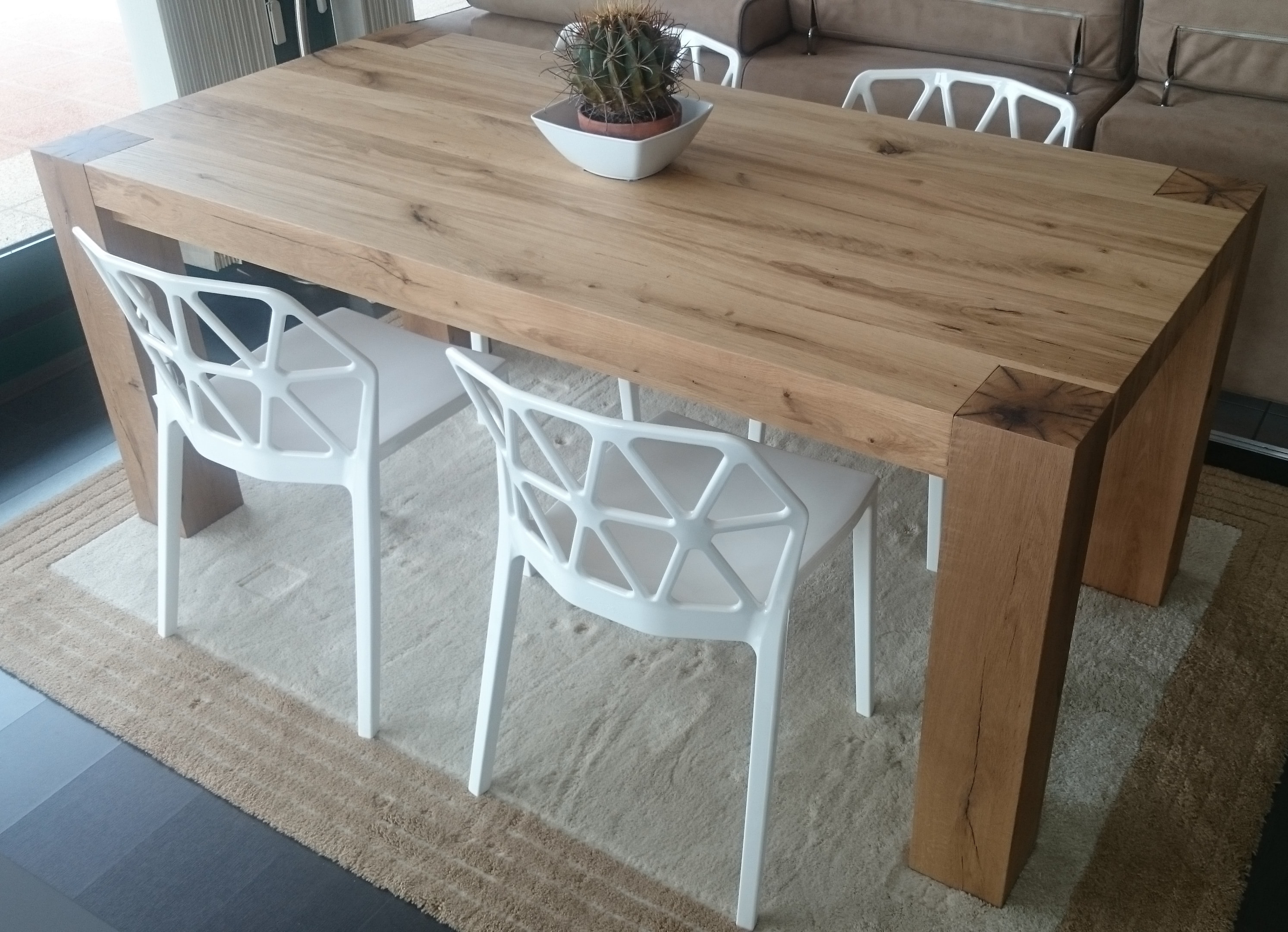 Tavolo natura in rovere vecchio massello tavoli a prezzi scontati