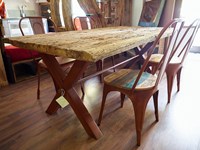 tavolo old boat quercia misura cm 200 x 100 ultimo pezzo in offerta instle industrial vecchio ferro