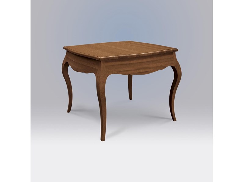 Tavolo quadrato allungabile in legno style classico in noce Tavolo quadrato allungabile in legno style classico in noce