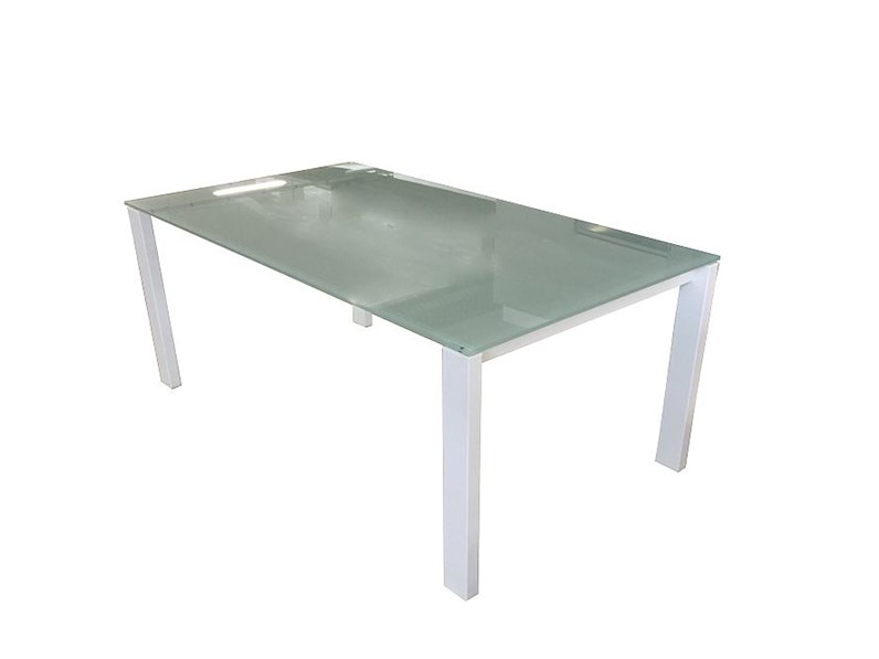Tavolo rettangolare in vetro Alex Calligaris in Offerta Outlet Tavolo rettangolare in vetro Alex Calligaris in Offerta Outlet