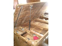 TAVOLO RETT MODERNO IN NOCE