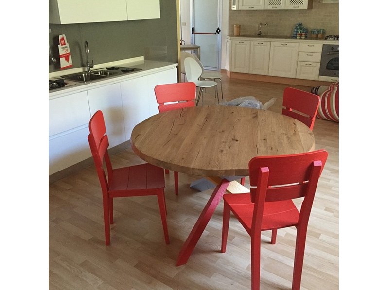 Tavolo Rotondo In Legno Round Devina Nais In Offerta Outlet