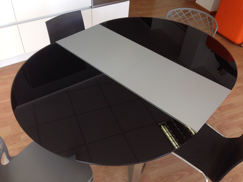 Tavolo Rotondo In Vetro Crossroad Calligaris In Offerta Outlet