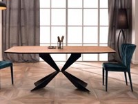 Tavolo con piano IMPIALLACCIATO ROVERE