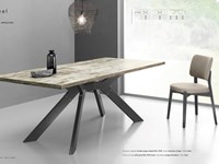 Tavolo Steel rettangolare fisso