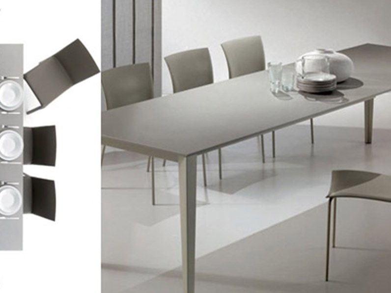 Tavolo Tavolo cruz allungabile bontempi Bontempi casa in OFFERTA OUTLET Tavolo Tavolo cruz allungabile bontempi Bontempi casa in OFFERTA OUTLET
